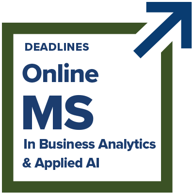 Online MS in Business Analytics for Managers Deadlines