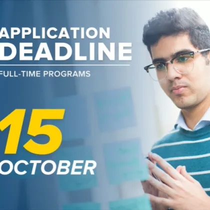 Application Deadline - Full-Time Programs: October 15