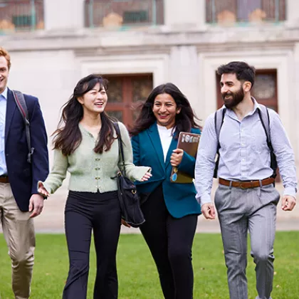 MS Students Outside