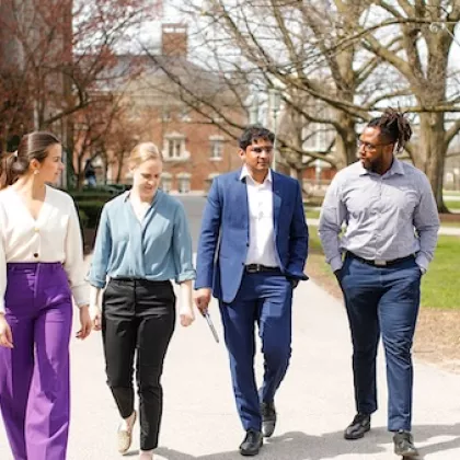 Students Walking